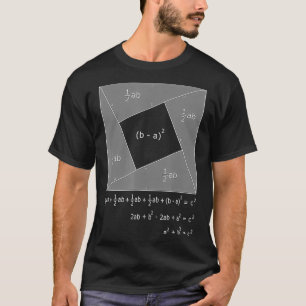 Camiseta Teorema pitagoreo matemática algebraica