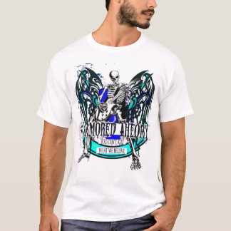 Camiseta Teoría acorazada White (tan metalizado) épico T