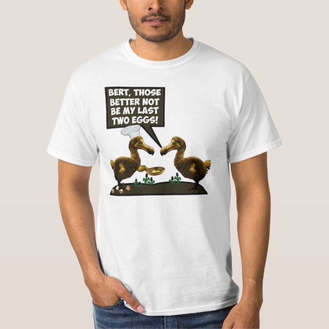 Camiseta Teoría chistosa de la extinción del dodo (Anverso)