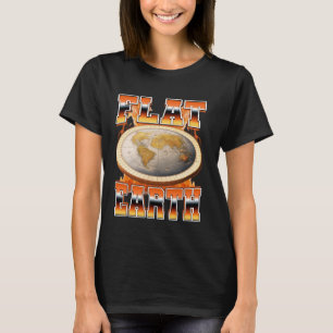 Camiseta Teoría de la conspiración de la Tierra plana encie
