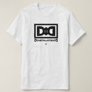 Camiseta Teoría de la conspiración lema de la burla: Dudar 