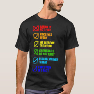 Camiseta Teoría de la conspiración parodia de la mentira de