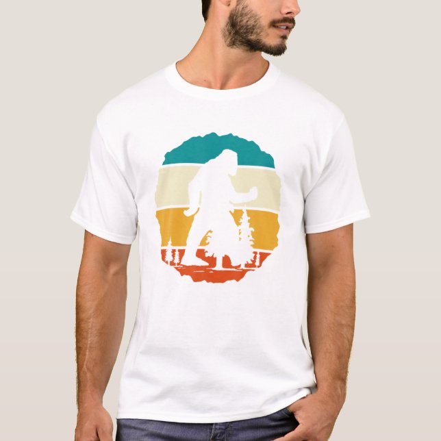 Camiseta Teoría de la conspiración Sasquatch Criptozoología (Anverso)