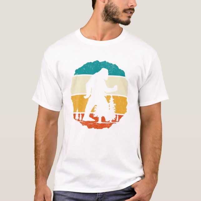 Camiseta Teoría de la conspiración Sasquatch Criptozoología (Anverso)