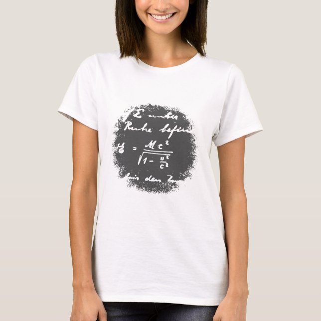 Camiseta Teoría de la relatividad (Anverso)