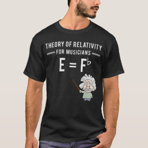 Camiseta Teoría de la Relatividad para Músicos Música Clási