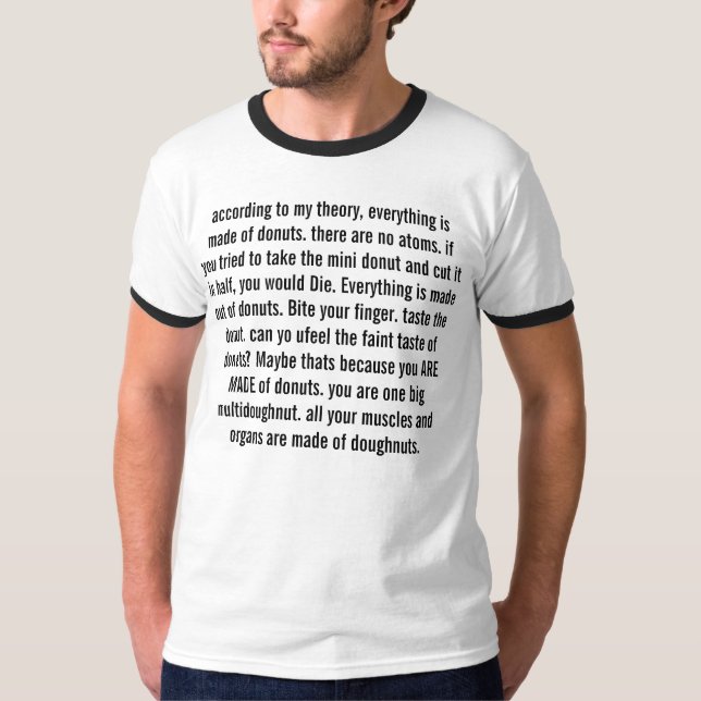 Camiseta teoría del buñuelo (Anverso)