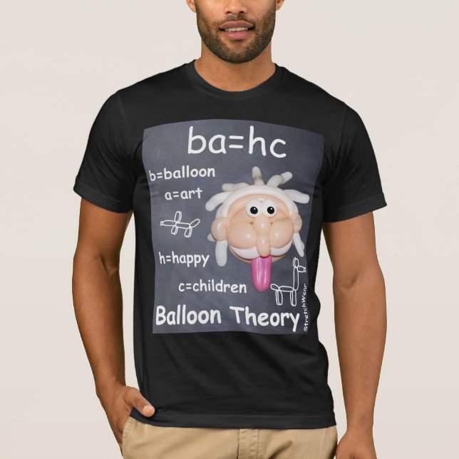 Camiseta Teoría del globo del estiramiento el tipo del (Anverso)