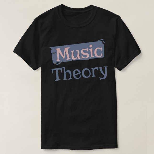 Camiseta Teoría musical (Diseño del anverso)
