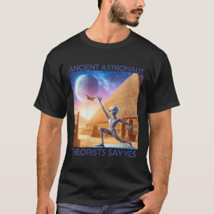 Camiseta Teóricas astronautas de la antigua escuela de yoga