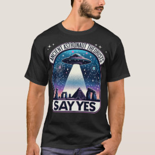Camiseta Teóricos de los antiguos astronautas - Sí Diseño d