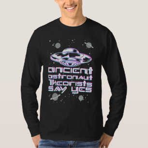 Camiseta Teóricos de los antiguos astronautas Ufo Planetas 