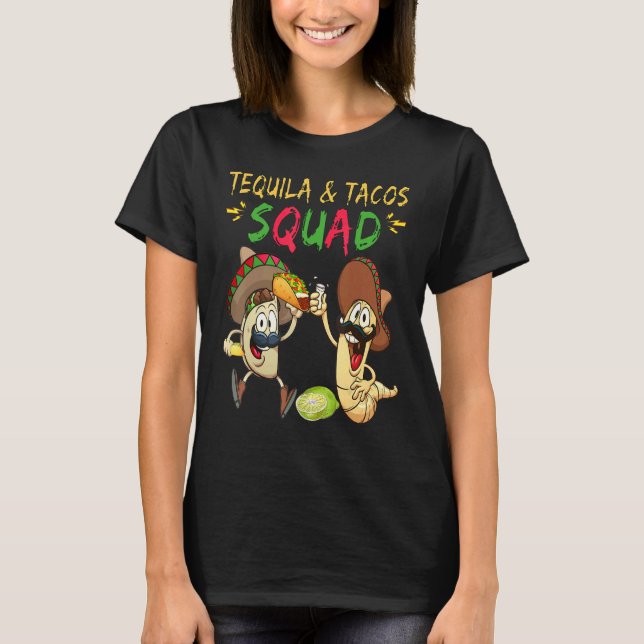 Camiseta Tequila And Tacos Squad Patron Hakuna Tequila Men' (Anverso)
