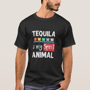 Camiseta Tequila Antiguo Es Mi Animal Espiritual Fiesta Div