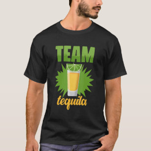 Camiseta Tequila De Equipo Gracioso Con Coste De Grupo De S