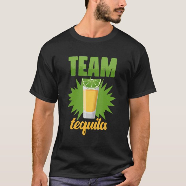 Camiseta Tequila De Equipo Gracioso Con Coste De Grupo De S (Anverso)