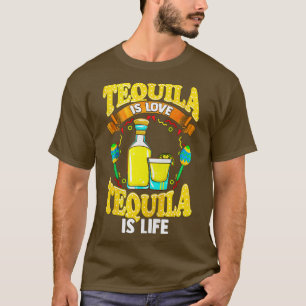 Camiseta Tequila es amor Cinco De Mayo