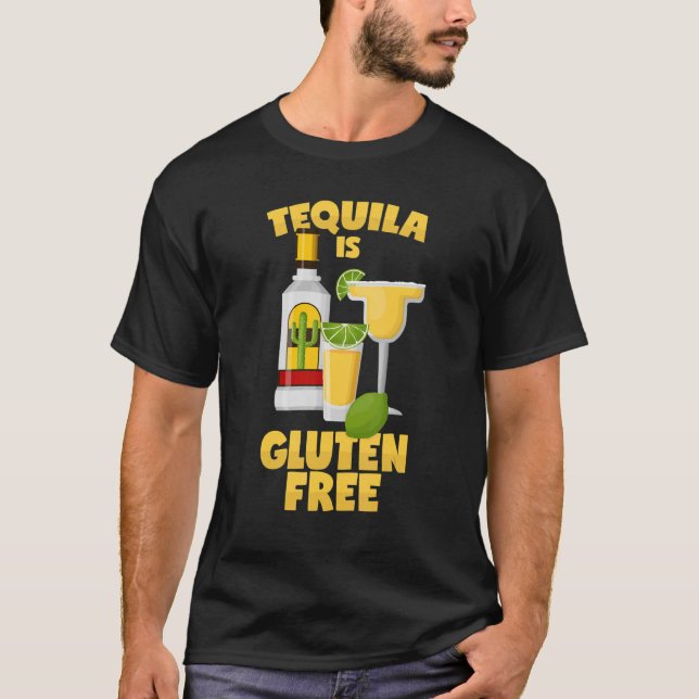 Camiseta Tequila está libre de gluten (Anverso)
