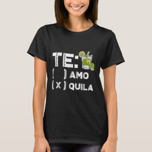 Camiseta Tequila Fiesta mexicana Te Amo Tequila Cinco De Ma