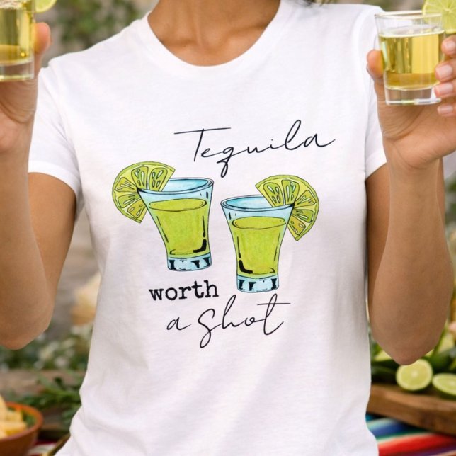 Camiseta Tequila Genial que Vale la Pena Probar (Subido por el creador)