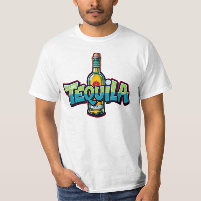 Camiseta Tequila, graffiti, street art, boisson, urban (Anverso)