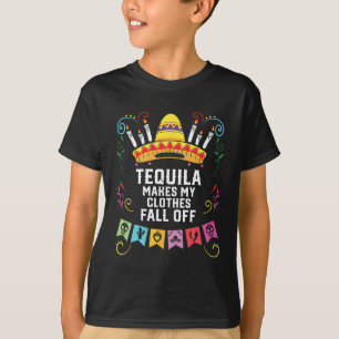 Camiseta Tequila Hace Que Mi Ropa Caiga De Tequil Alcohólic