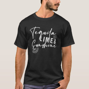 Camiseta Tequila Lime & Sunshine Hacer Recuerdos Vacay Mode