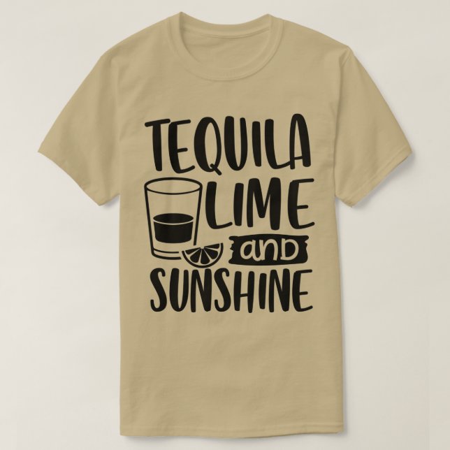 Camiseta Tequila Lime y Sunshine 2 (Diseño del anverso)
