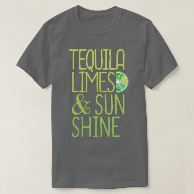 Camiseta Tequila Limes Sunshine (Diseño del anverso)