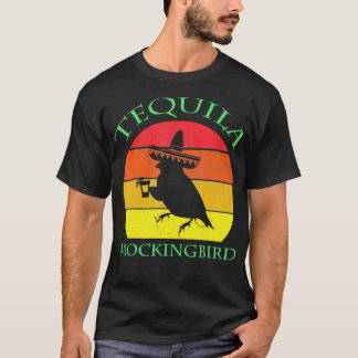 Camiseta Tequila Mockingbird Amantes de la Bebida Vintage C