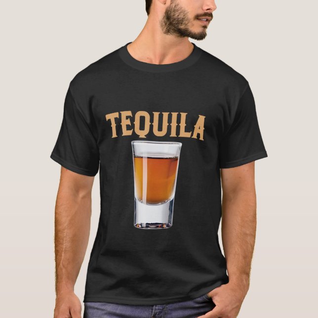 Camiseta Tequila Shot Halloween Grupo Costume DIY (Anverso)