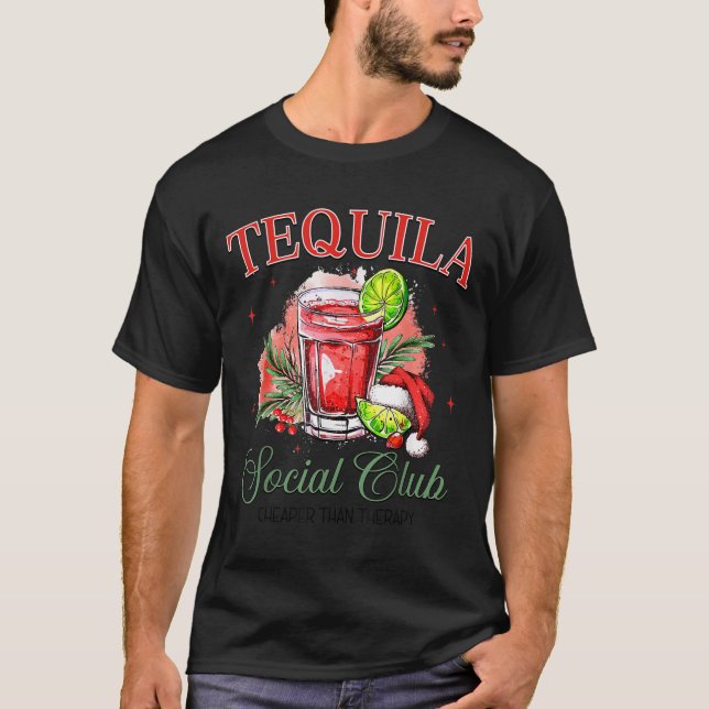 Camiseta Tequila Social Club Tequila Tail Club Drinking Chr (Anverso)