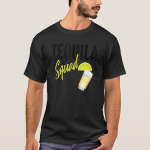 Camiseta Tequila Squad Cute Margarita Fan Funny Cinco De Ma