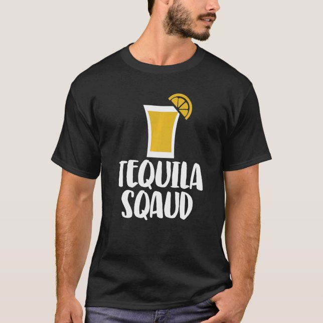 Camiseta Tequila Squad Women Love Bebe Cóctel (Anverso)