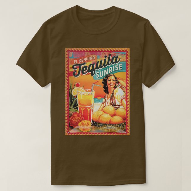 Camiseta Tequila Sunrise 2 (Diseño del anverso)