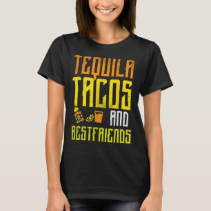 Camiseta Tequila Tacos Bestfriend Funny Cinco De Mayo Drin
