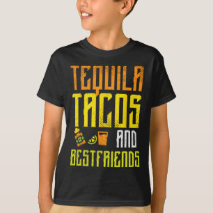 Camiseta Tequila Tacos Bestfriend Funny Cinco De Mayo Drin