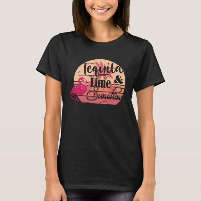 Camiseta Tequila Y Lime Sunshine (Anverso)
