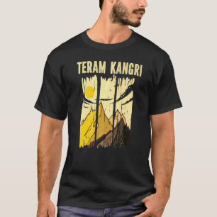 Camiseta Teram Kangri Mountain Peak Summit Climber