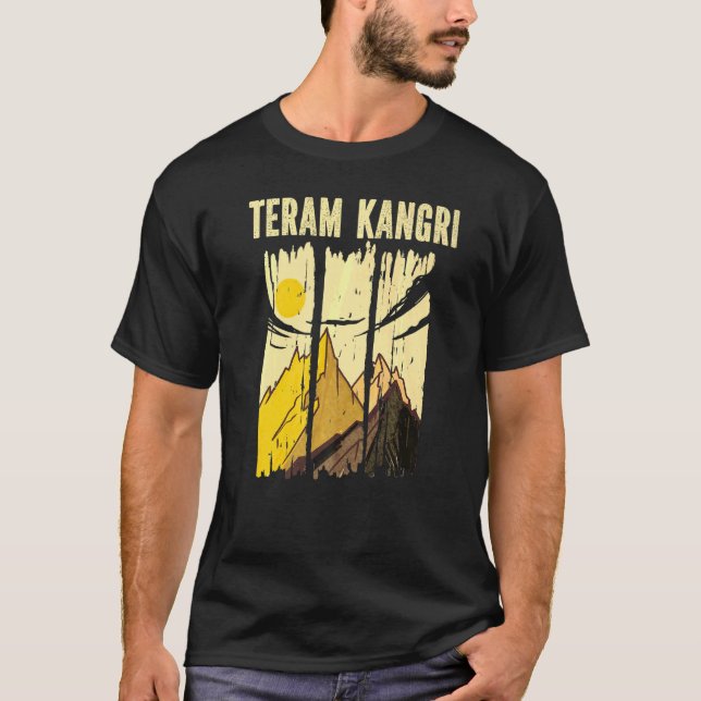 Camiseta Teram Kangri Mountain Peak Summit Climber (Anverso)