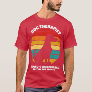 Camiseta terapeuta de perros escuchando tus problemas Esper