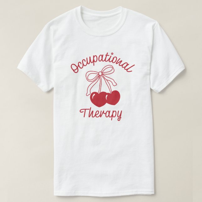 Camiseta Terapeuta de Terapia Ocupacional COTA (Diseño del anverso)