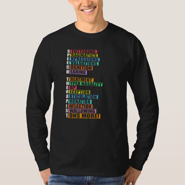 Camiseta Terapeuta del habla (Anverso)