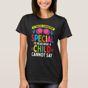 Camiseta Terapeuta del habla no verbal sobre diversidad neu
