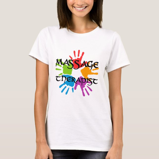Camiseta Terapeuta del masaje (Anverso)