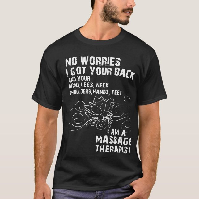 CAMISETA TERAPEUTA DEL MASAJE (Anverso)