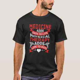 Camiseta Terapeuta Físico Habla Y Terapia De Masaje Quiropr