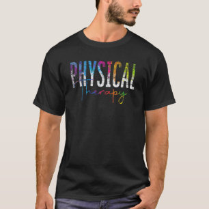 Camiseta Terapeuta físico Pt Ejercicio Terapia física color