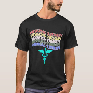Camiseta Terapeuta Físico Retro Fisioterapia Terapia Gráfic