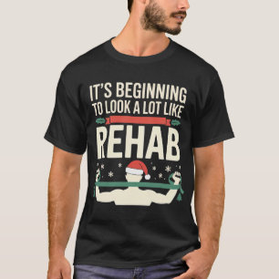 Camiseta Terapeuta Físico Terapia Navidad Xmas Fiesta